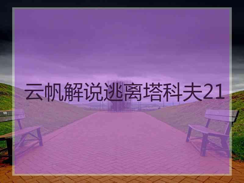 云帆解说逃离塔科夫21
