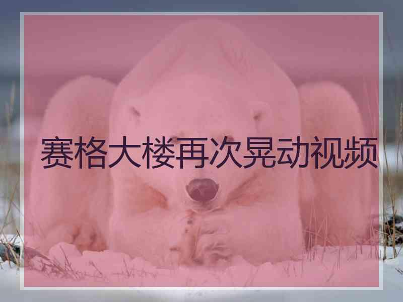 赛格大楼再次晃动视频
