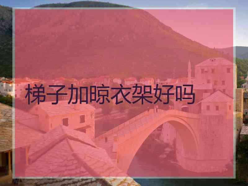 梯子加晾衣架好吗