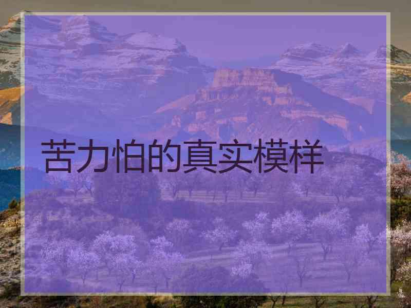 苦力怕的真实模样