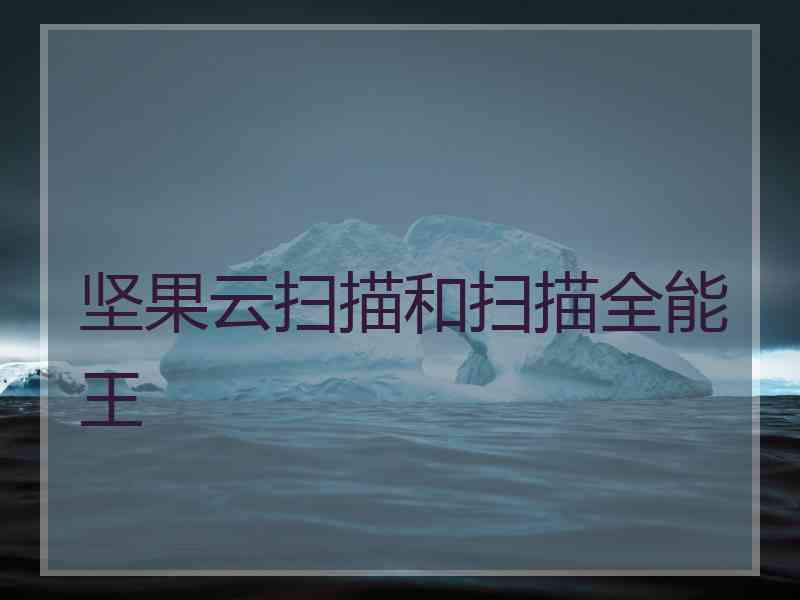 坚果云扫描和扫描全能王