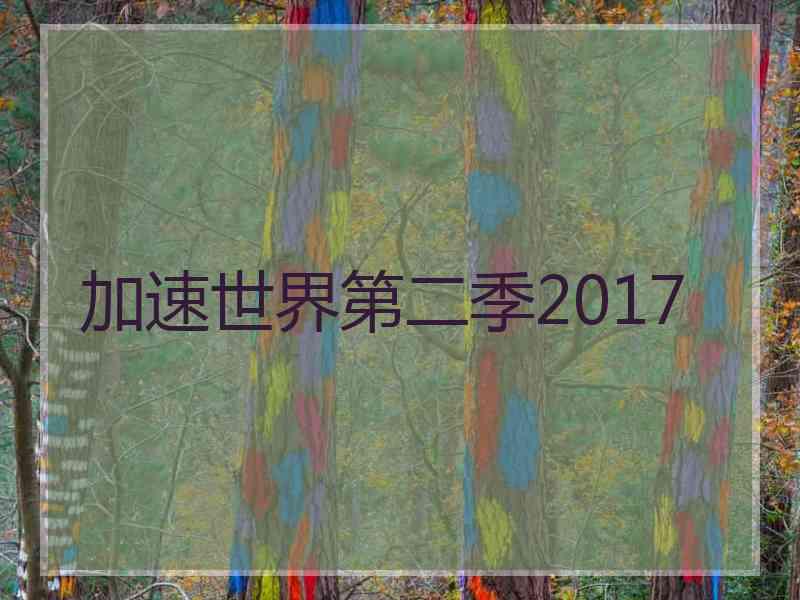 加速世界第二季2017