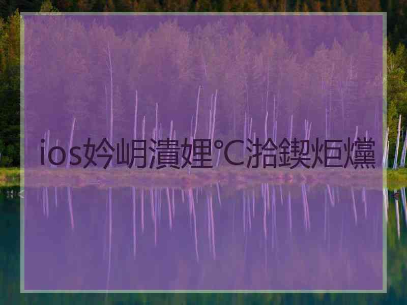 ios妗岄潰娌℃湁鍥炬爣