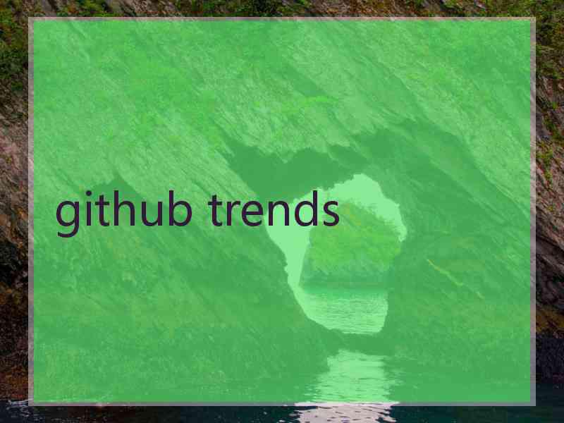 github trends