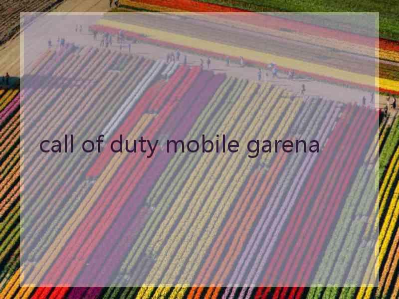 call of duty mobile garena