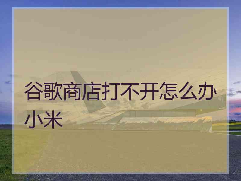 谷歌商店打不开怎么办小米