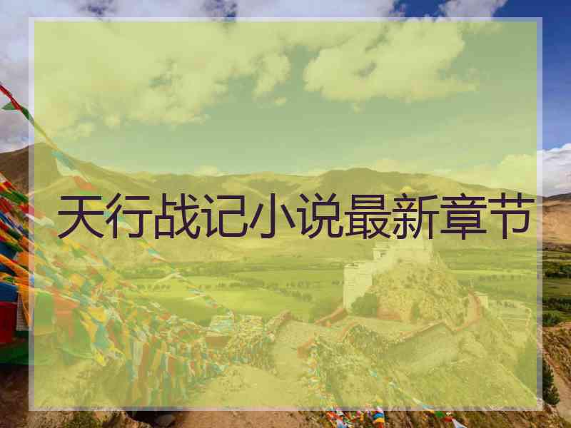 天行战记小说最新章节