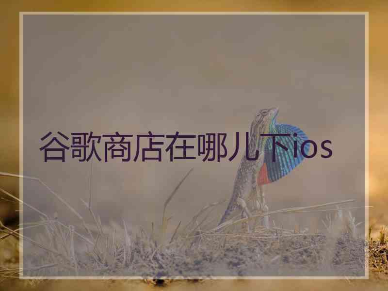 谷歌商店在哪儿下ios