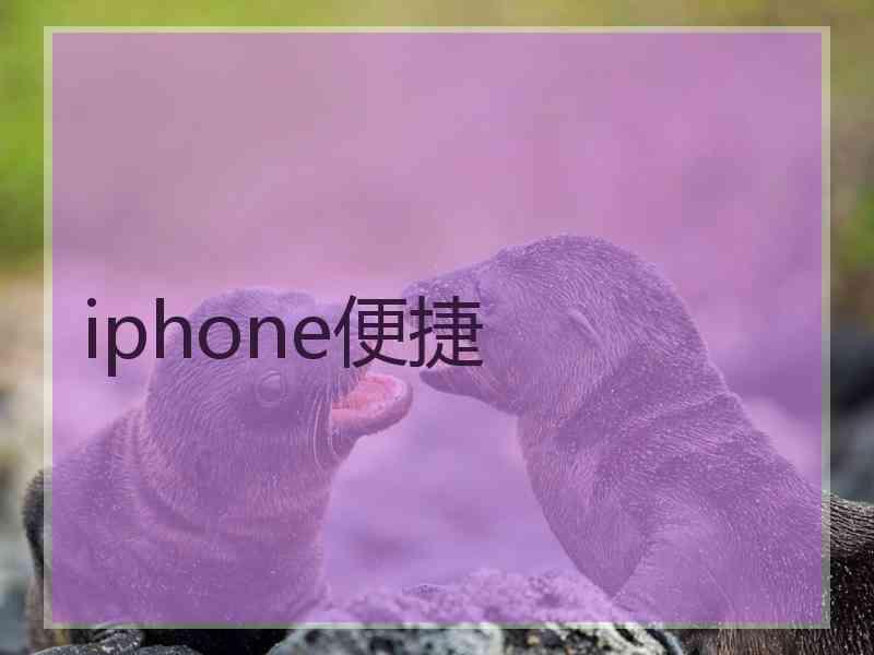 iphone便捷