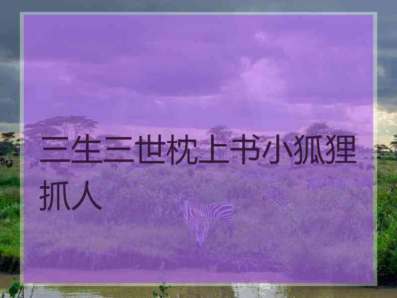 三生三世枕上书小狐狸抓人