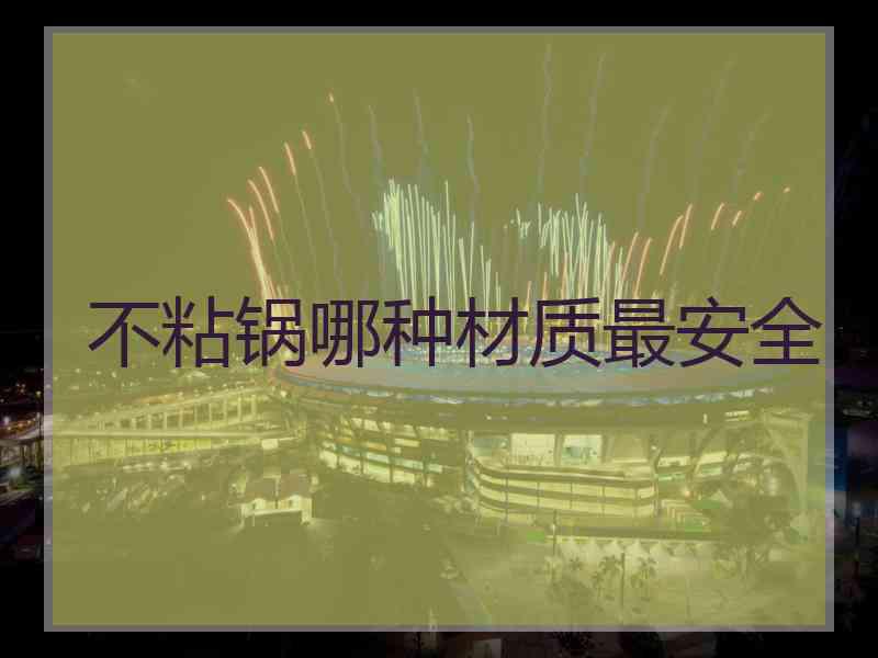 不粘锅哪种材质最安全