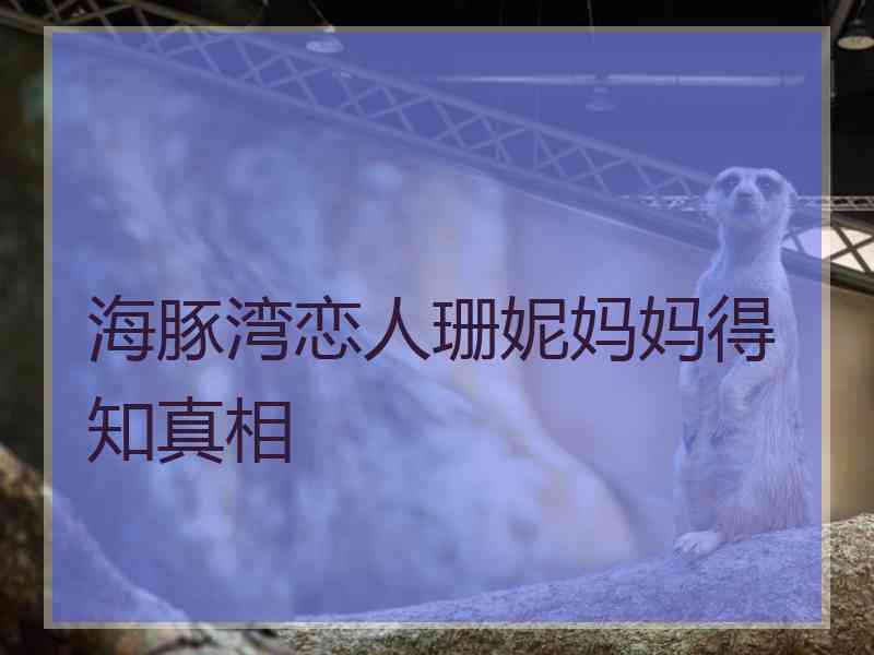 海豚湾恋人珊妮妈妈得知真相
