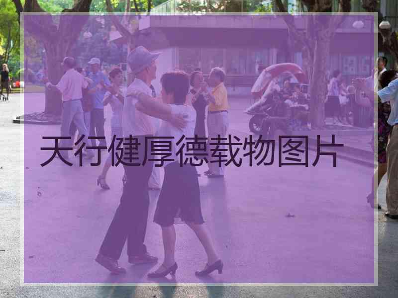 天行健厚德载物图片