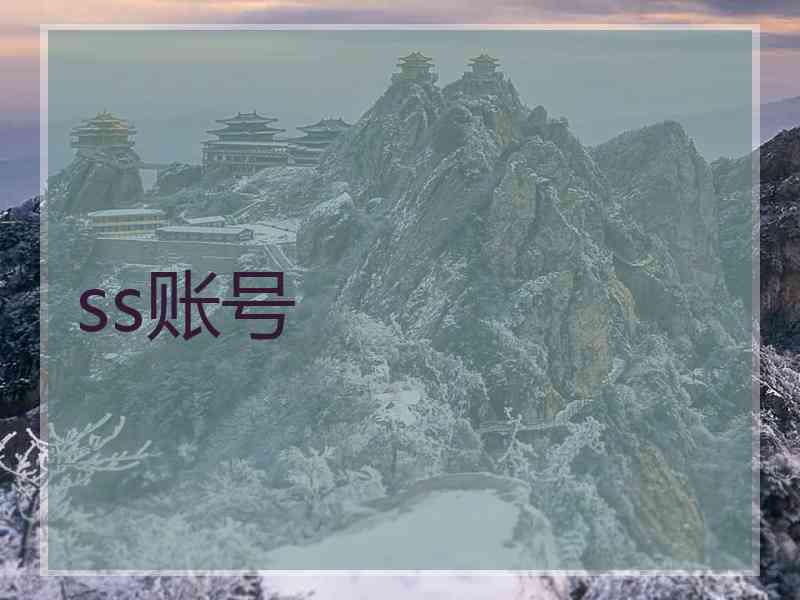 ss账号