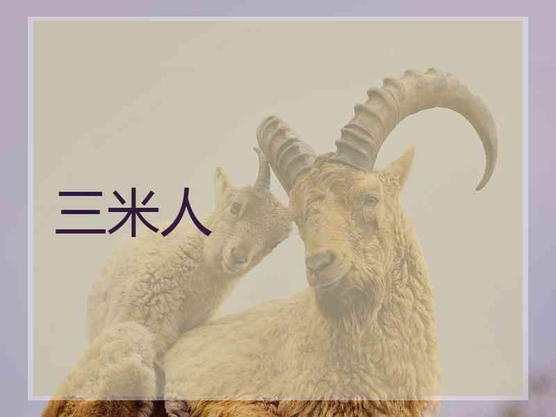三米人