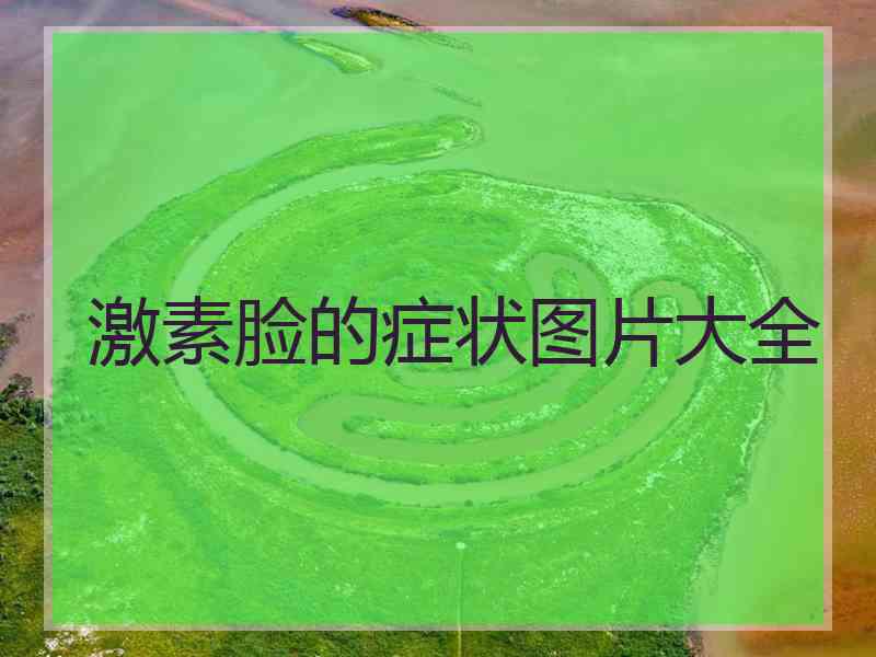 激素脸的症状图片大全