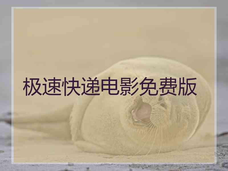 极速快递电影免费版