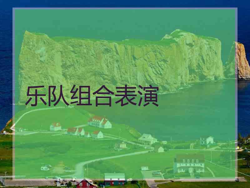 乐队组合表演