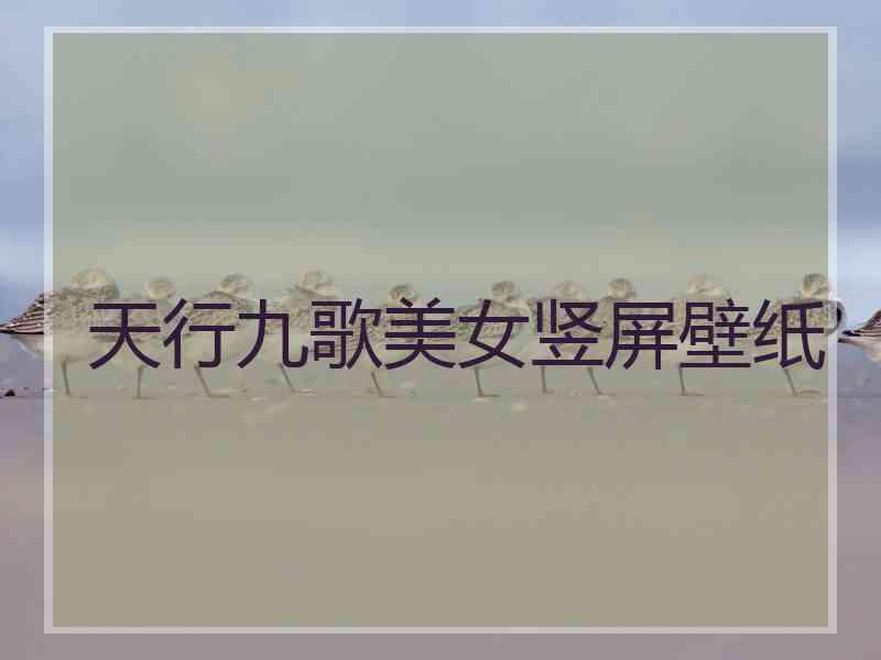 天行九歌美女竖屏壁纸