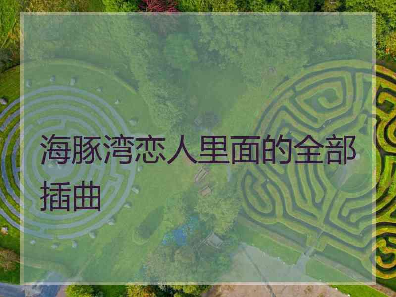 海豚湾恋人里面的全部插曲