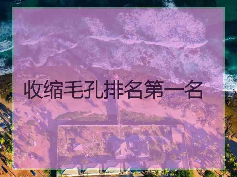 收缩毛孔排名第一名