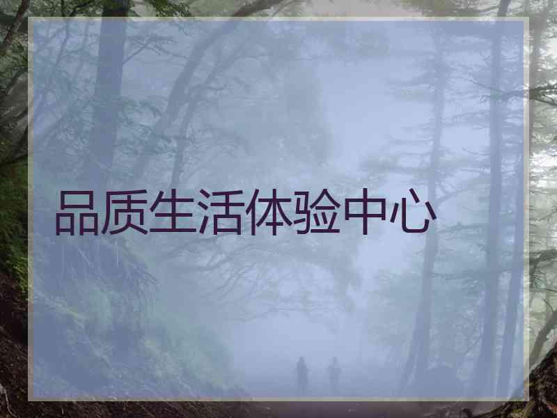 品质生活体验中心