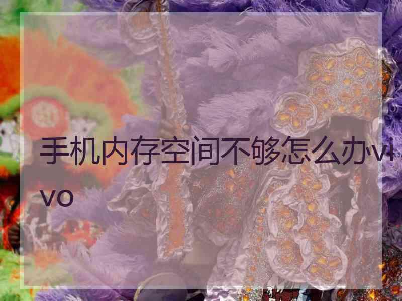 手机内存空间不够怎么办vivo