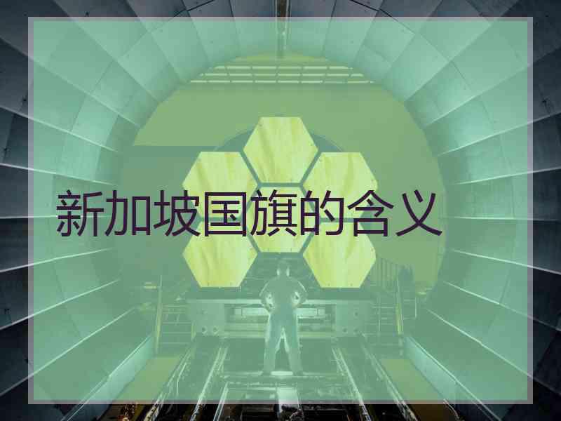 新加坡国旗的含义