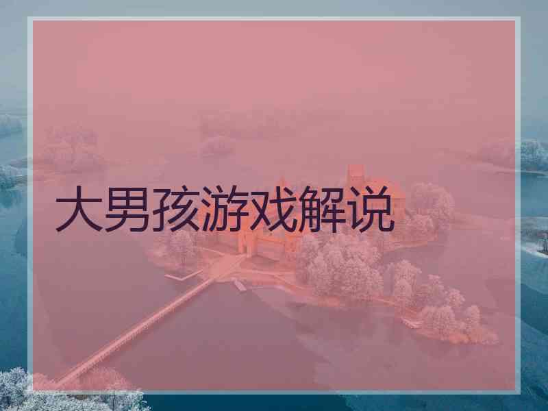 大男孩游戏解说