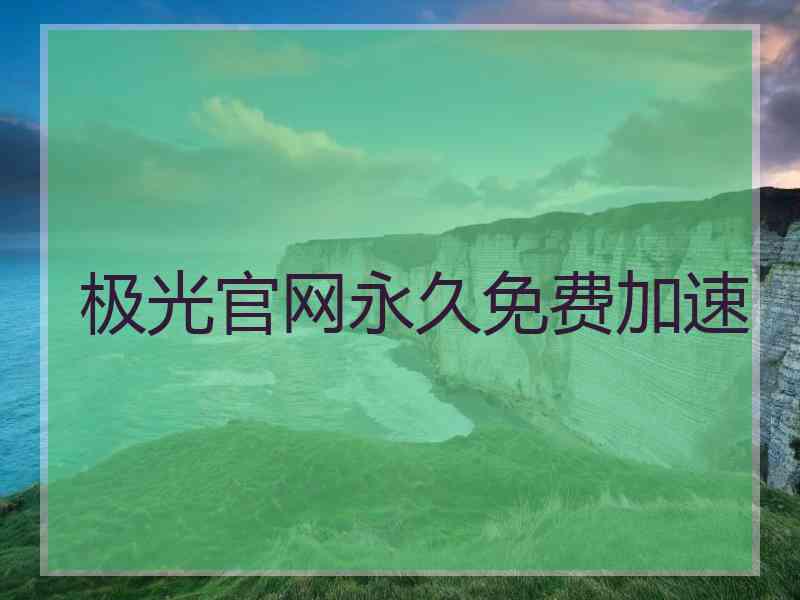 极光官网永久免费加速