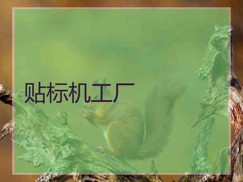 贴标机工厂