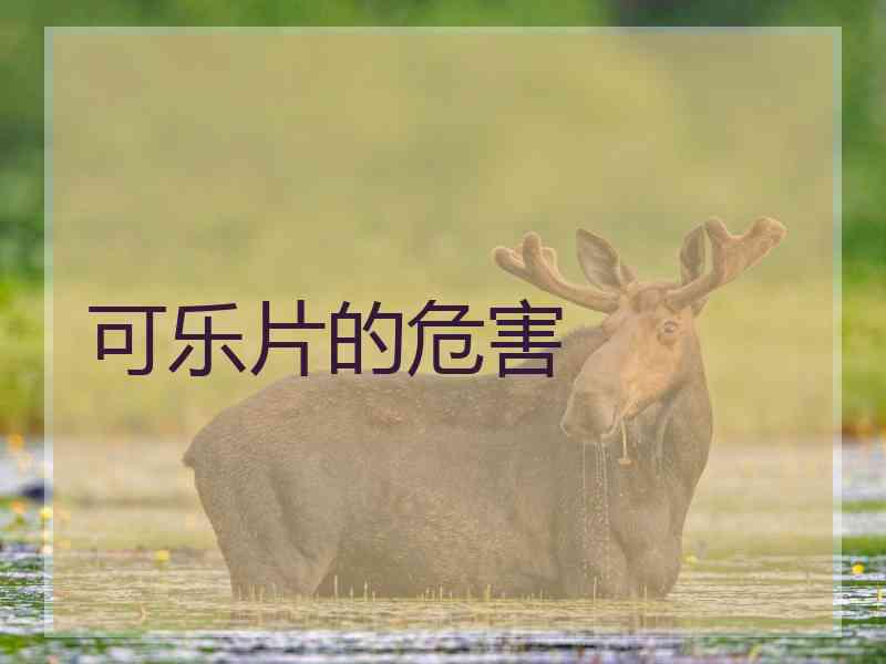 可乐片的危害