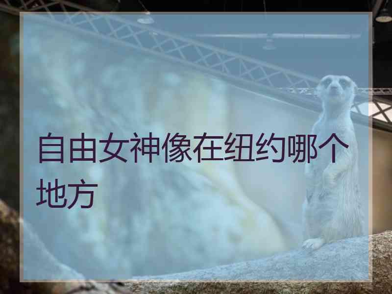 自由女神像在纽约哪个地方