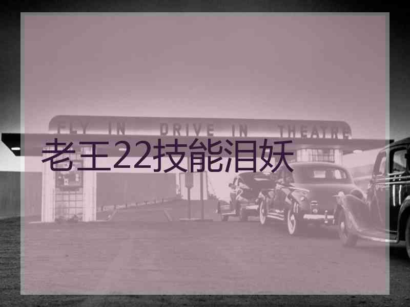 老王22技能泪妖