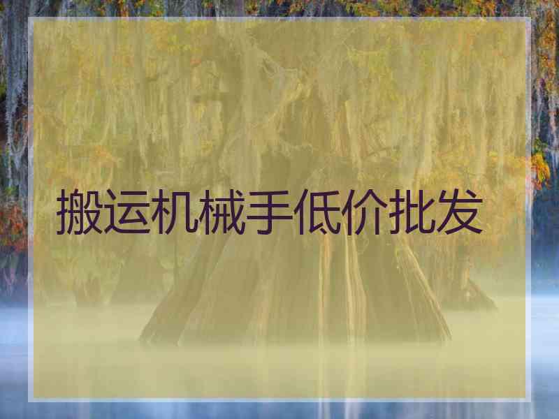 搬运机械手低价批发