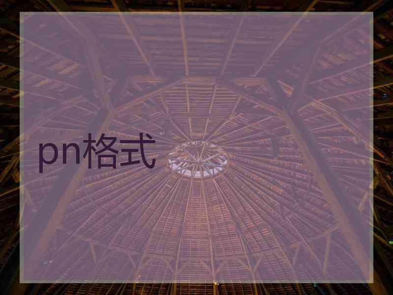 pn格式