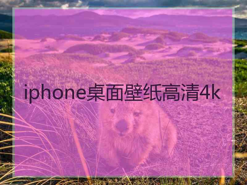 iphone桌面壁纸高清4k