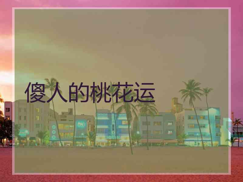 傻人的桃花运