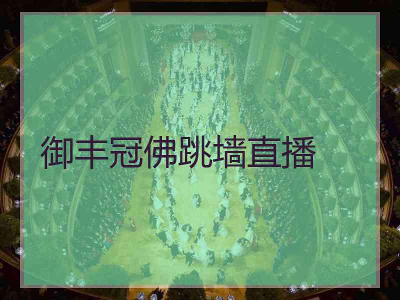 御丰冠佛跳墙直播