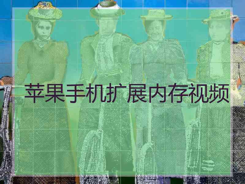 苹果手机扩展内存视频