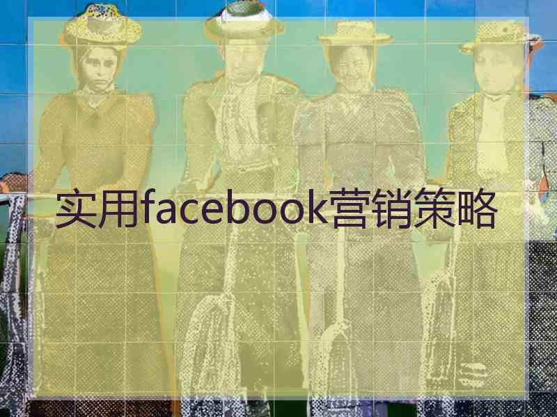 实用facebook营销策略