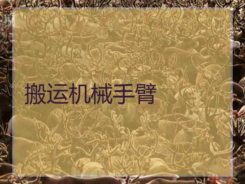 搬运机械手臂
