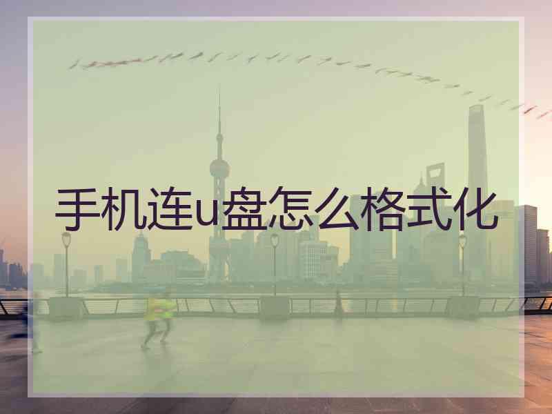 手机连u盘怎么格式化