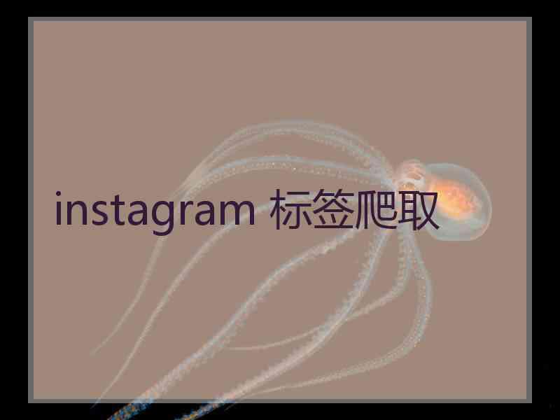instagram 标签爬取