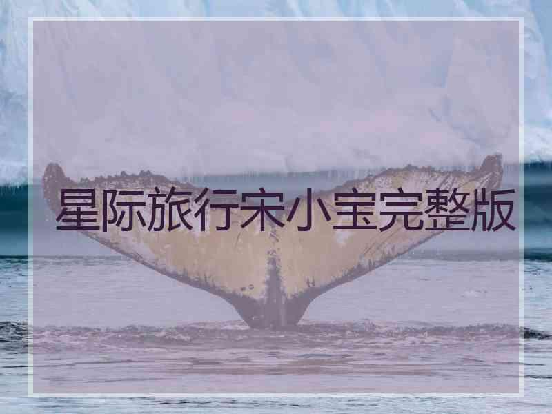 星际旅行宋小宝完整版