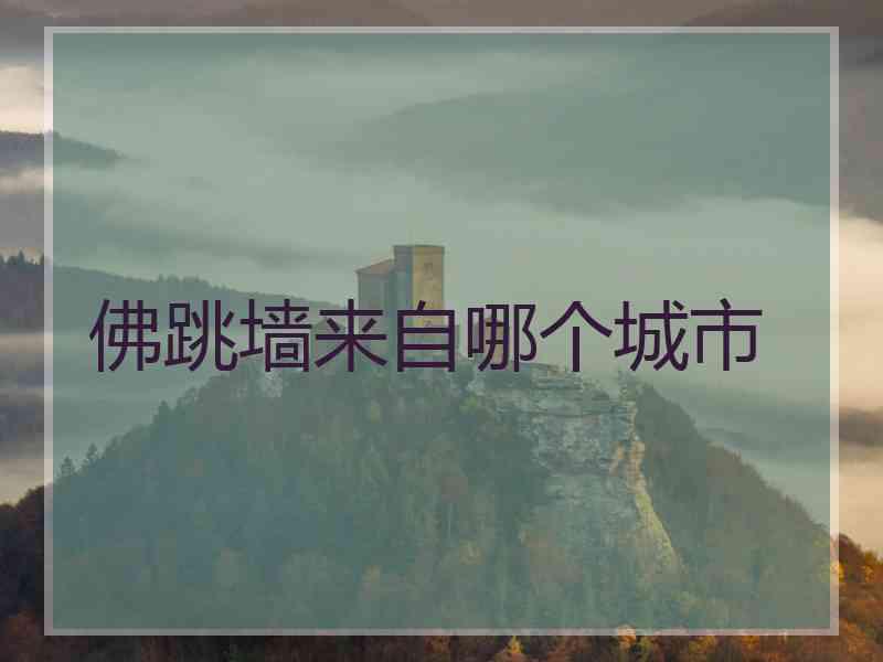 佛跳墙来自哪个城市