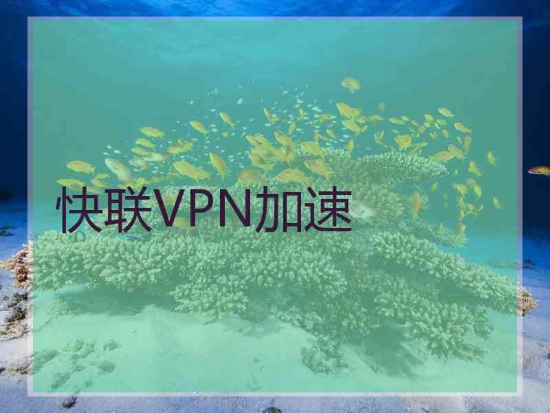 快联VPN加速