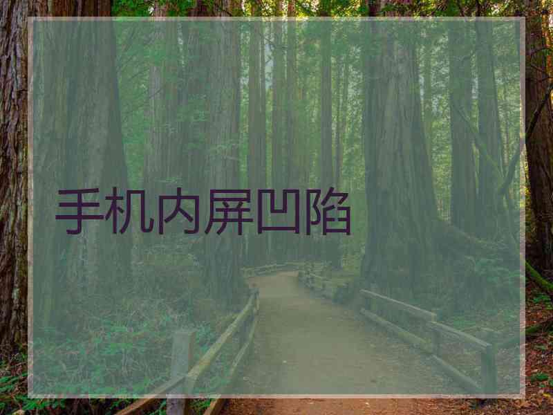 手机内屏凹陷