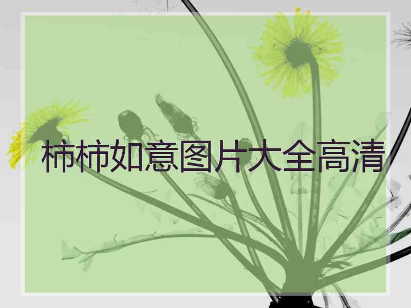 柿柿如意图片大全高清