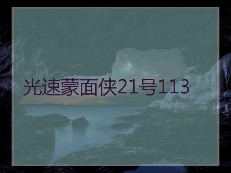 光速蒙面侠21号113